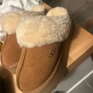 UGG Kids Tan and Cream Boots